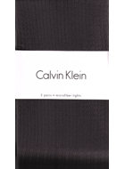Calvin Klein 2 paires fantaisies opaques